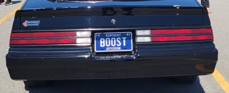Personal License Tags on Turbo Regals