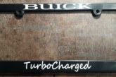 Buick Turbo License Plate Frames