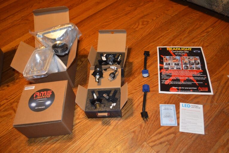 RMS Lighting LED Headlight Conversion Kit For Buick Grand National Buick Turbo Regal