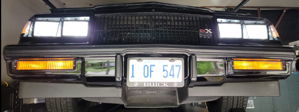 Front & Rear Buick GNX License Plates