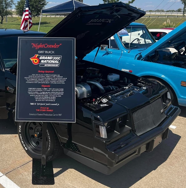 Buick GN GNX Car Show Info Signs