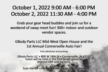GBody Parts Open House at New Indiana Location Oct 1-2 2022