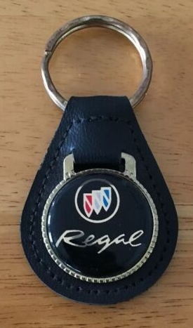 Buick Regal Leather Acrylic Dome Key Chains