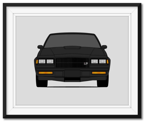 Aftermarket Computer Created Buick Grand National GNX Posters