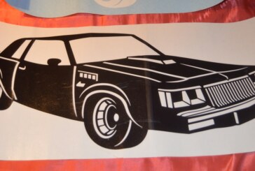 Die-cut Car Shaped Buick Turbo Regal Grand National Decals!