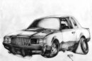 Buick Grand National Paintings Drawings Sketches