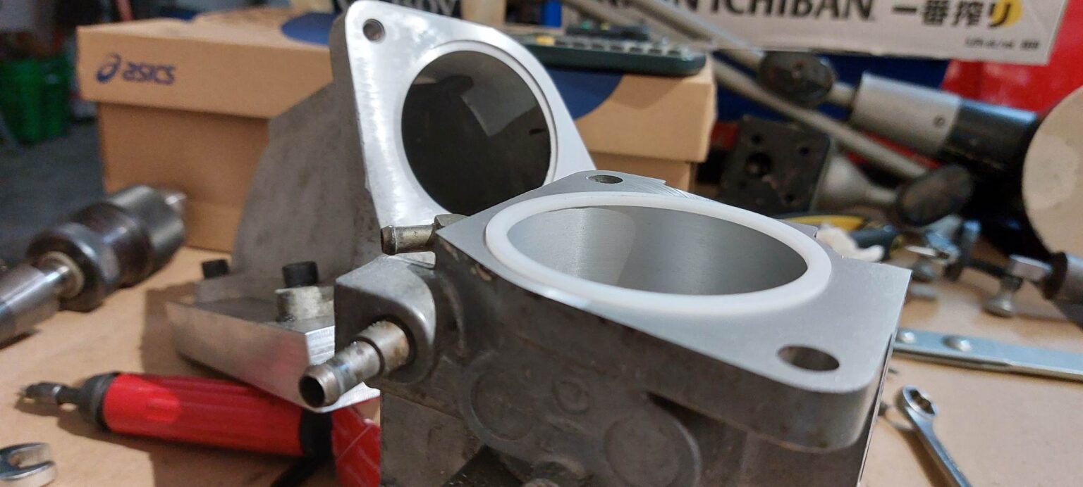 Bigger Throttle Body and Plenum Machining Steps Buick Turbo Regal