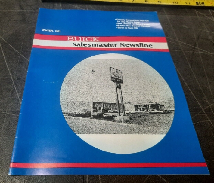 1981 Buick Dealership Salesmaster Newsline Brochure