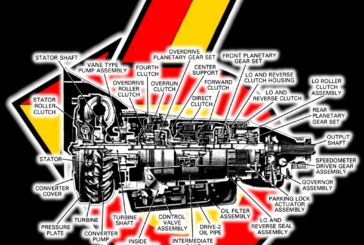 Buick Grand National 200R4 Transmission Parts Breakdown Illustration