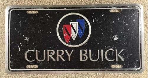 Buick Dealer License Plates With The Tri Shield Logo