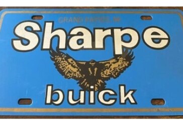 Buick Dealer License Plates With The Hawk