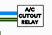 Air Conditioning Compressor A/C Cut Out Relay