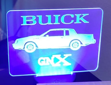 Turbo Regal Garage Signs: Buick GN T Type GNX