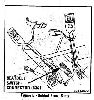 Seat Belt Switch (LH Driver Side)