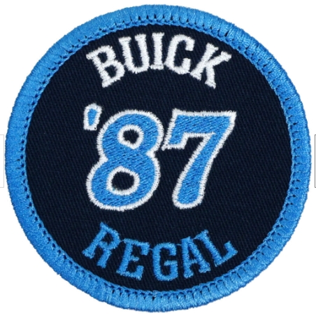'87 Buick Regal Grand National GNX Patches