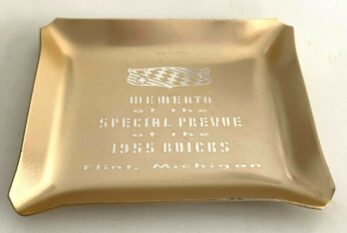 BMD Buick Plant Factory Ash Trays & Match Books