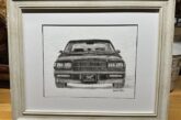 1987 Buick Grand National GNX Hand Drawn Pencil Graphite Sketches Paintings Computer Renderings