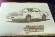 1987 Buick Grand National GNX Hand Drawn Pencil Graphite Sketches Paintings Computer Renderings