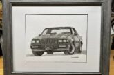 Artsy Buick GNX Pencil Sketches