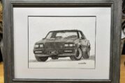 Artsy Buick GNX Pencil Sketches