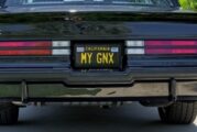 Vanity Plates on Buick GNX Cars