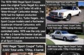 1978 1979 1980 1981 1982 Buick Regal Sport Coupe Turbo History Production Differences Pics