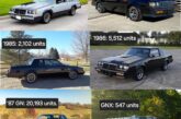 1982 1984 1985 1986 1987 Buick Grand National History Production Differences Pics