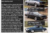 1987 Buick Regal Turbo T (Limited WE4 D84) History Production Differences Pics