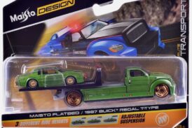 Maisto Elite Transport Flatbed 1987 Buick Regal T-Type (Green Metallic)