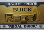 Buick License Plates & Frames From Car Dealerships Etc