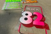 Original Buick Car Dealership Showroom Display Signs