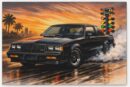 Buick Grand National GNX Drag Art Wall Posters