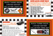 NEW FS! Buick Turbo Regal Limited Edition Collector Cards!
