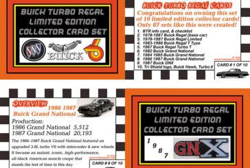 NEW FS! Buick Turbo Regal Limited Edition Collector Cards!