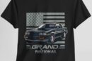 Black Buick Grand National Tee Shirts