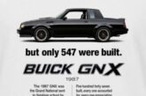 White Buick Grand National Tee Shirts