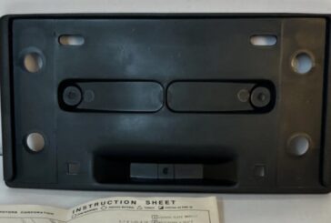 1984-1987 Buick Regal Front License Plate Bracket Holder